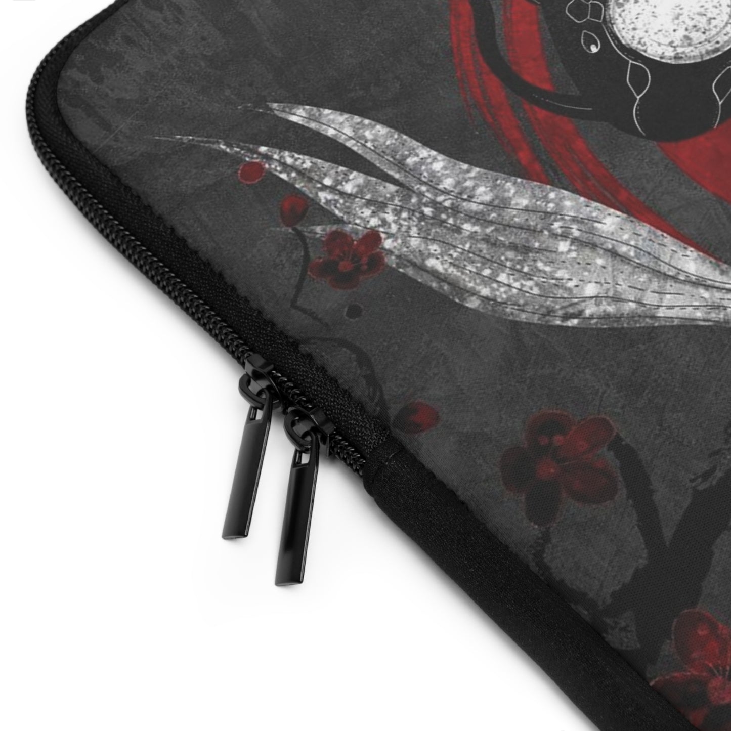 Yinyang Koi fish Japanese aesthetic laptop sleeve | Sense Forest