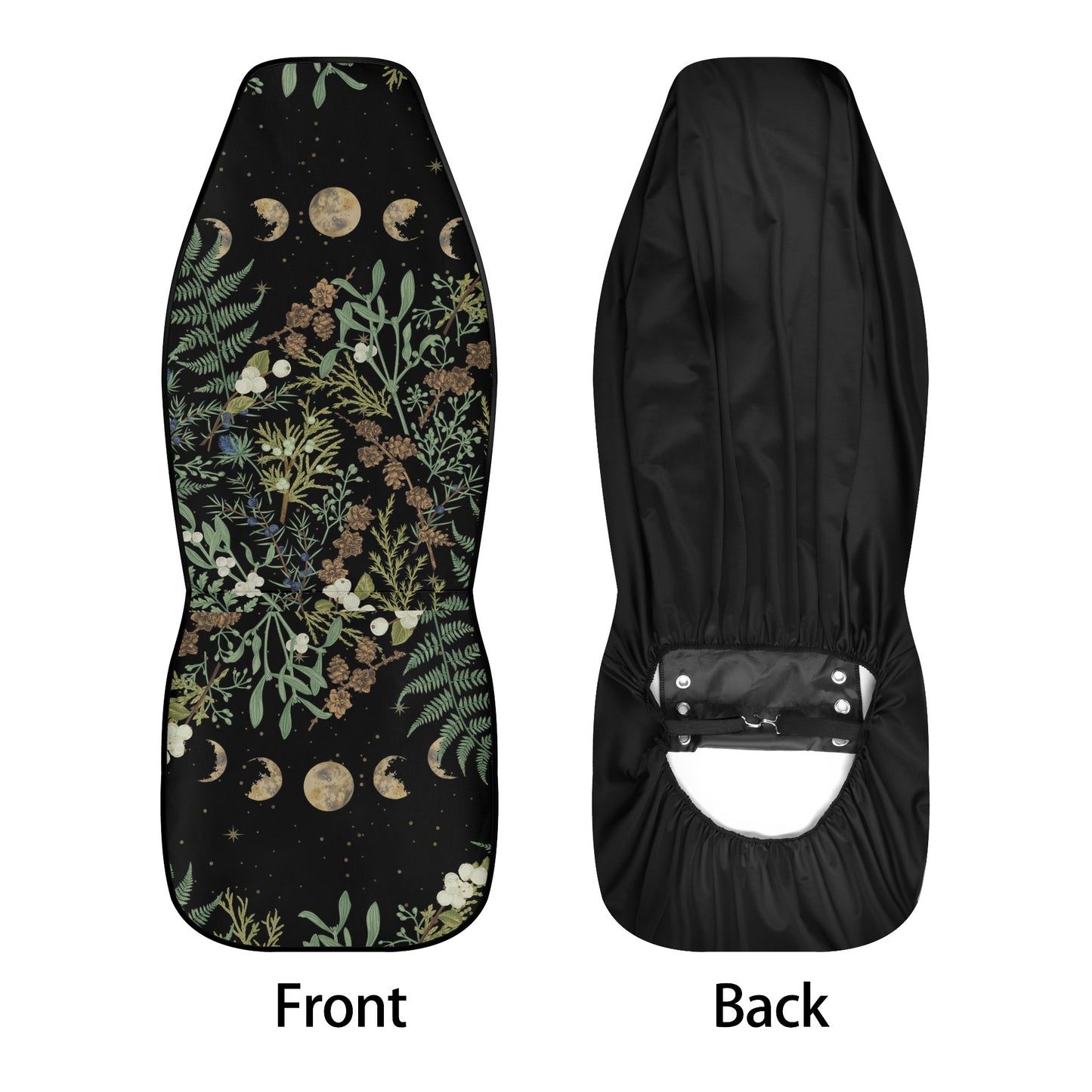 Pine Fern Forest Witchy Car Seat Cover Set | Sense Forest