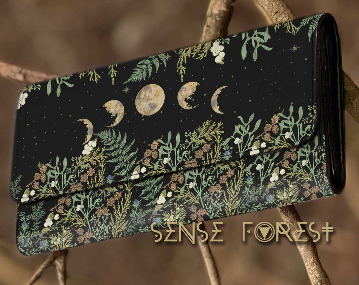 Pine Forest Satchel bag and wallet set set