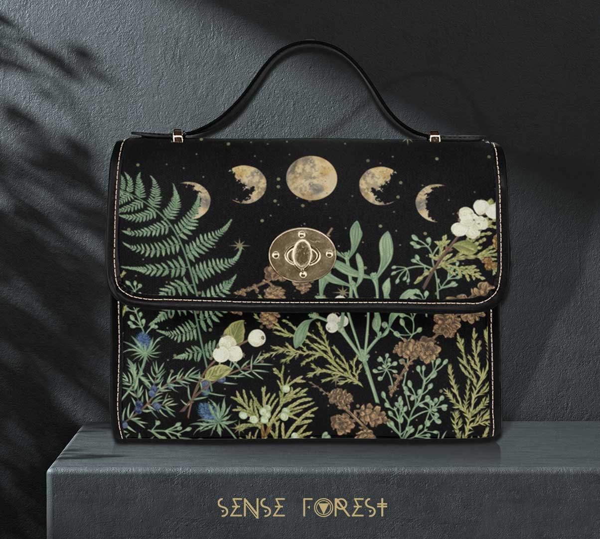 Pine Forest Satchel bag and wallet set set