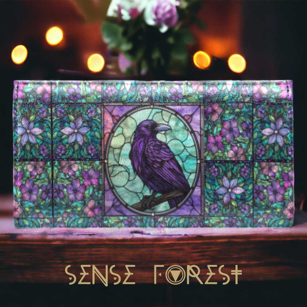 Gothic Raven Satchel Bag and wallet set | Sense Forest