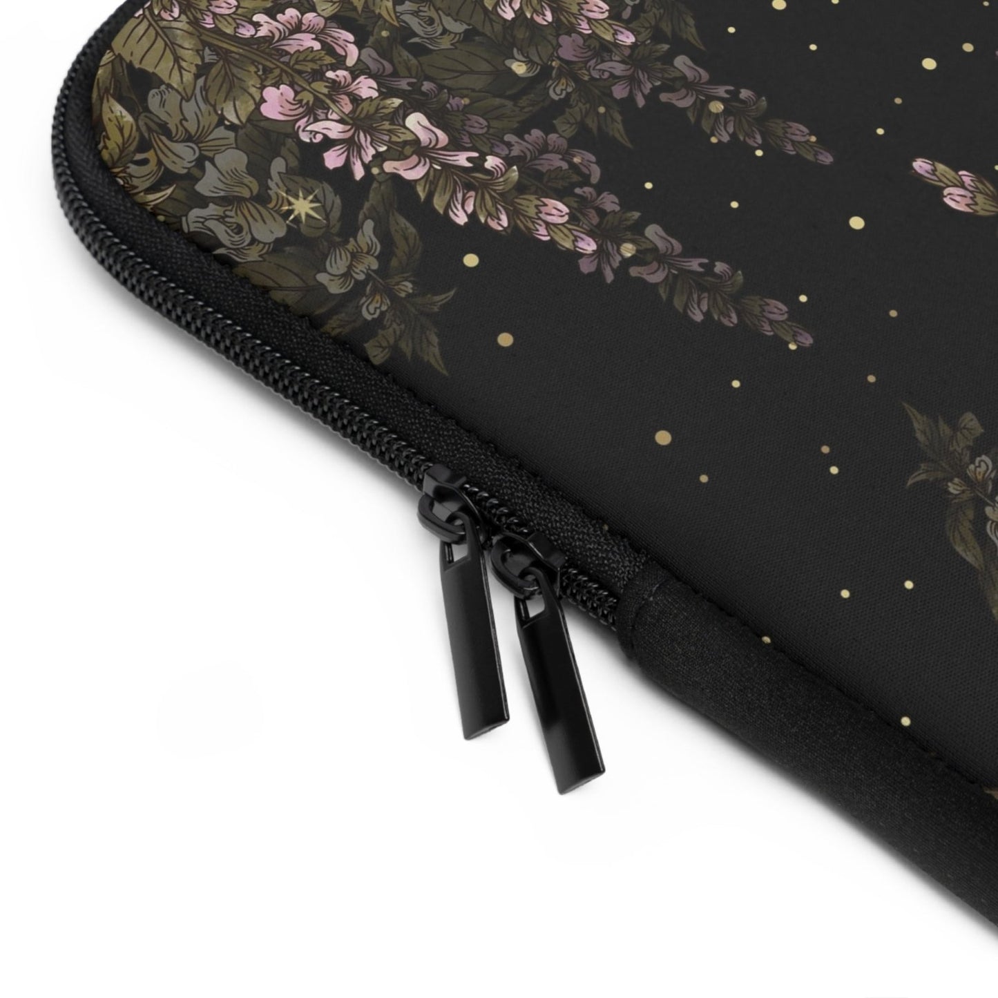 Foxglove flowers moon phase laptop sleeve travel case |Sense Forest - sense forest