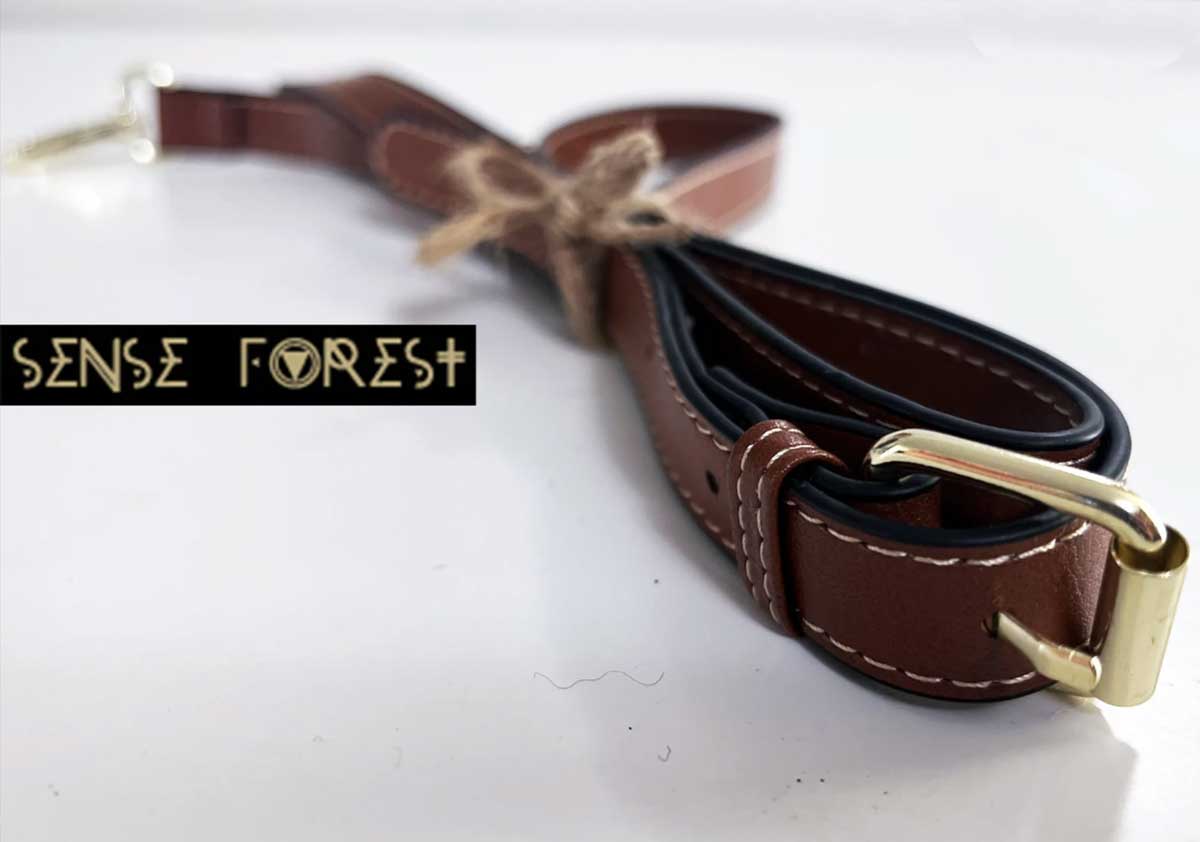 Sense Forest Satchel Bag Vegan leather strap