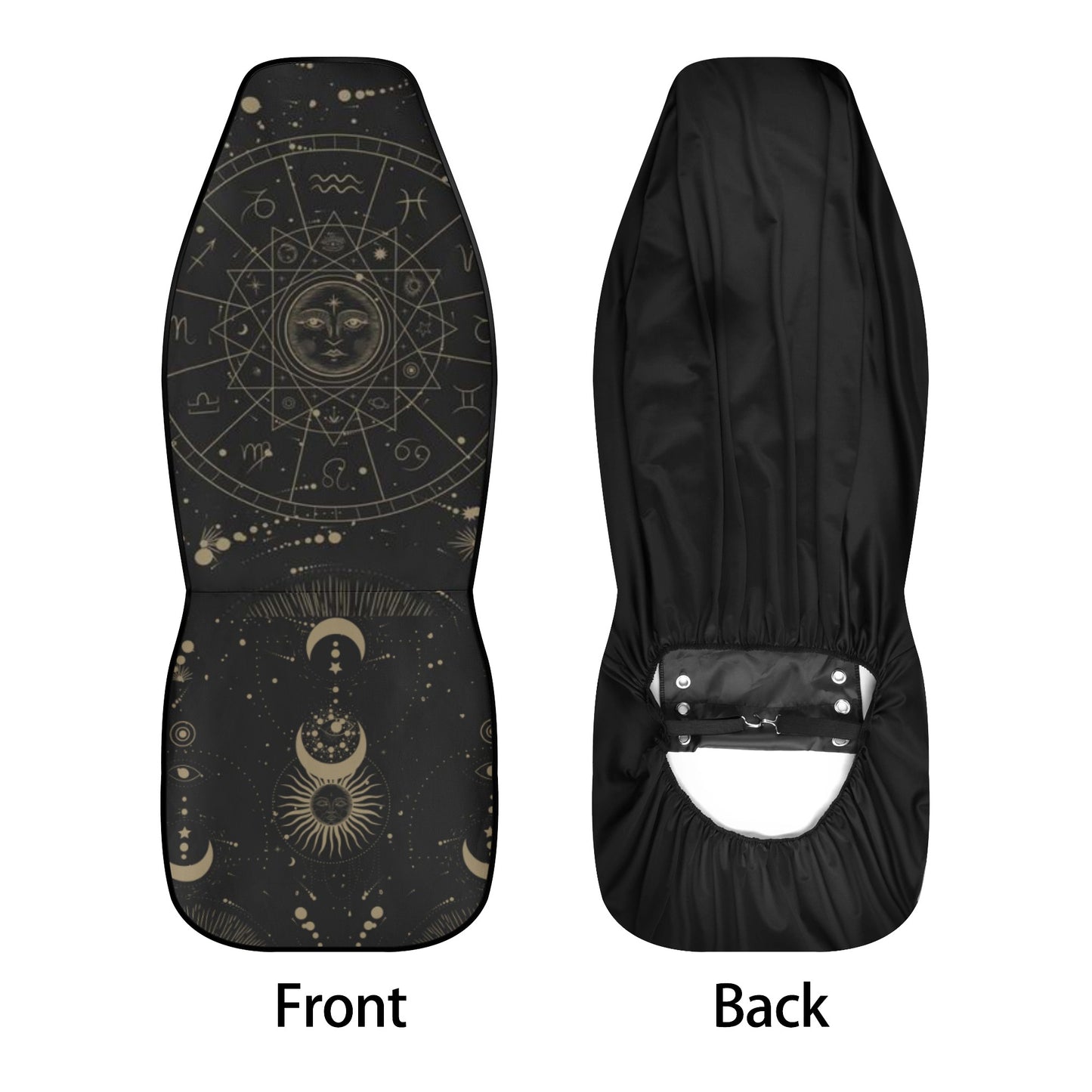 Astrology Witchy vibe Zodiac Car seat cover Set