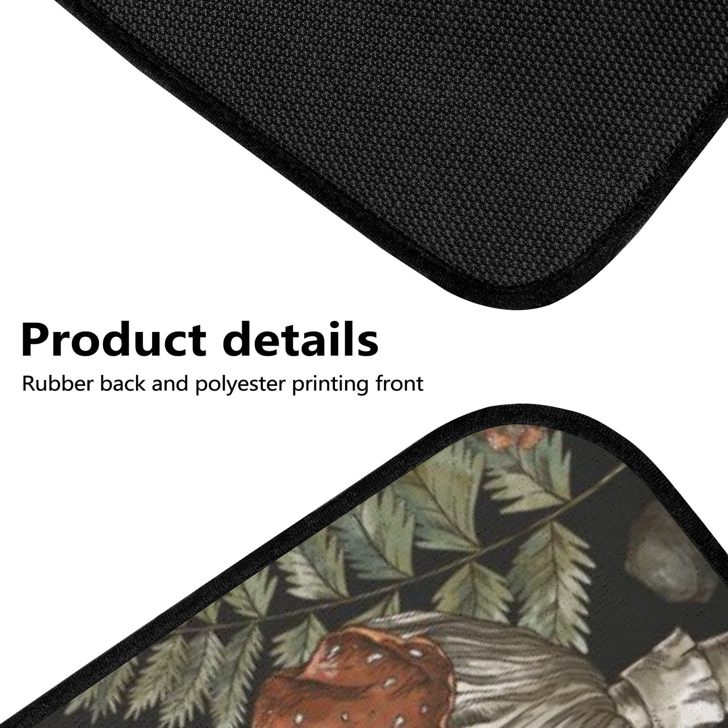 Magic mushroom Forest Back and Front Car Floor Mats
