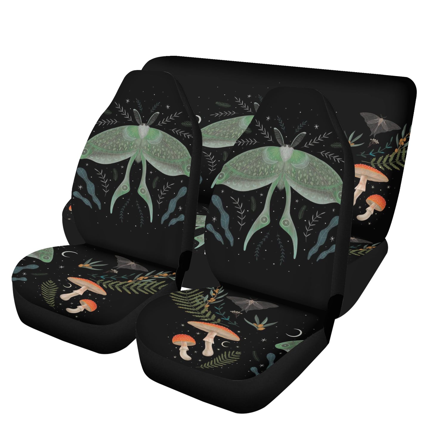 Moth Forest Car Seat Cover Set