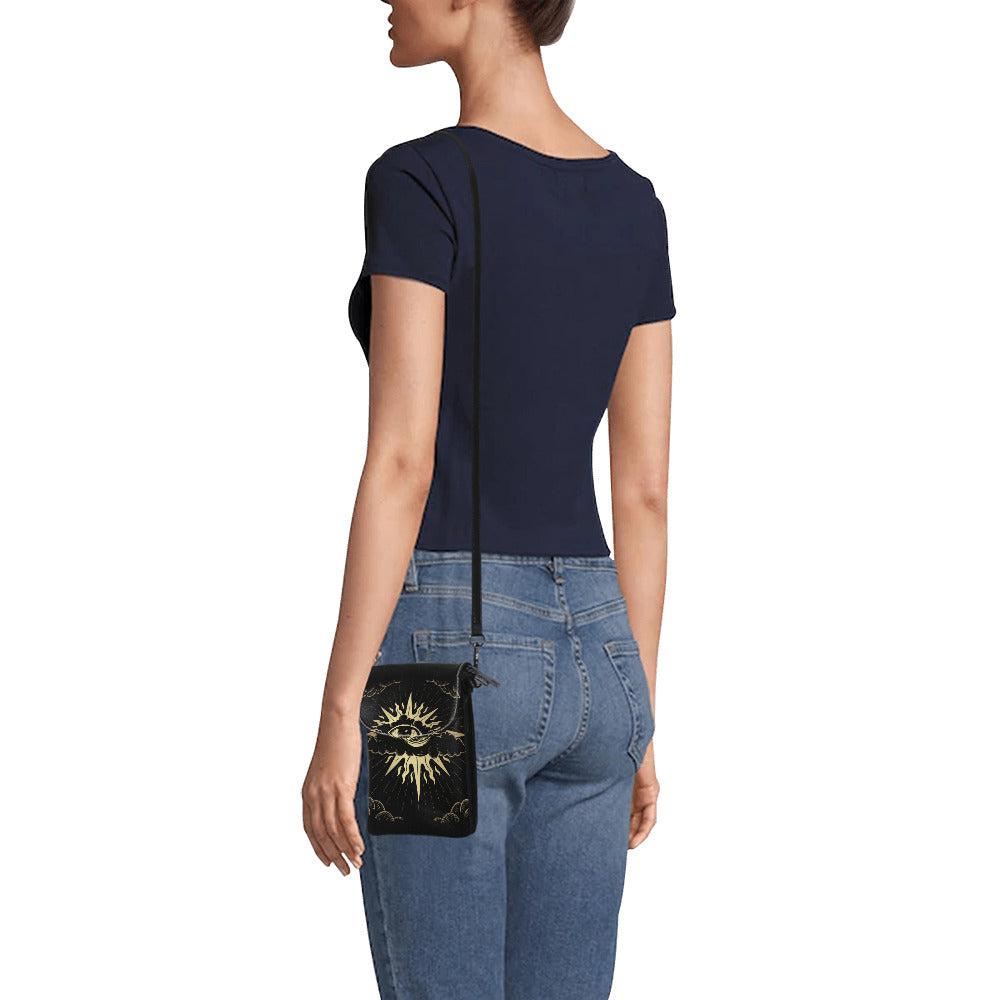 Vegan leather phone purse Mini Sling