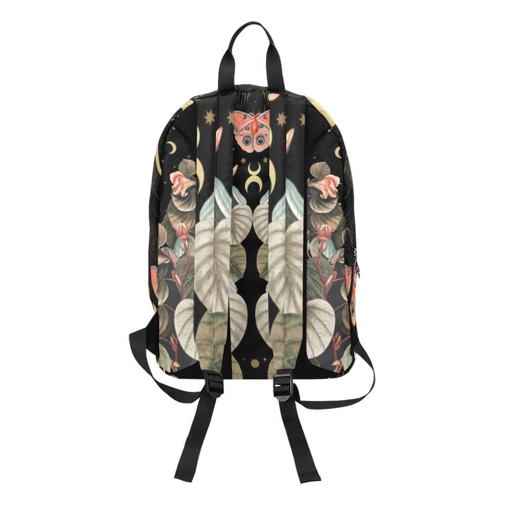Boho witch Moth garden backpack Travel Backpack(Large Capacity