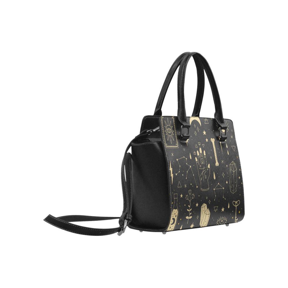 Mystical elements premium Witch Classic Trapeze handbag with strap