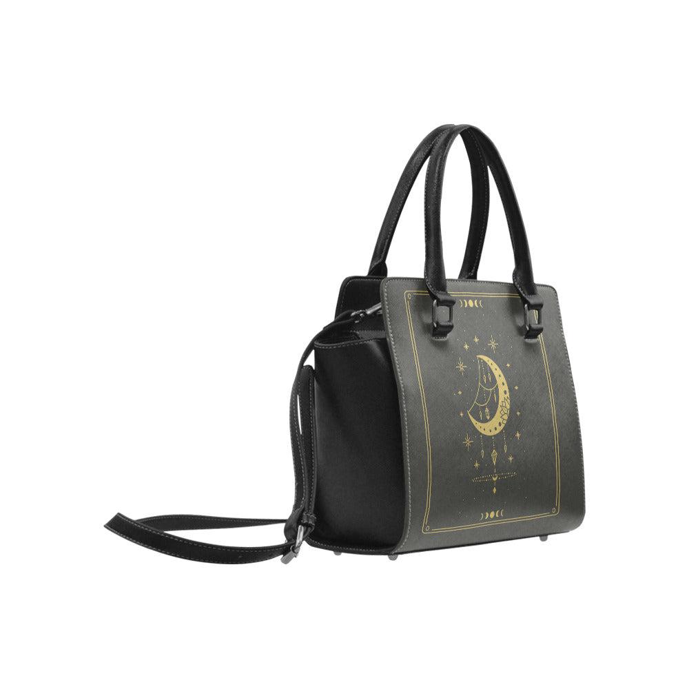 Moon phase Witch premium Classic Trapeze handbag with strap