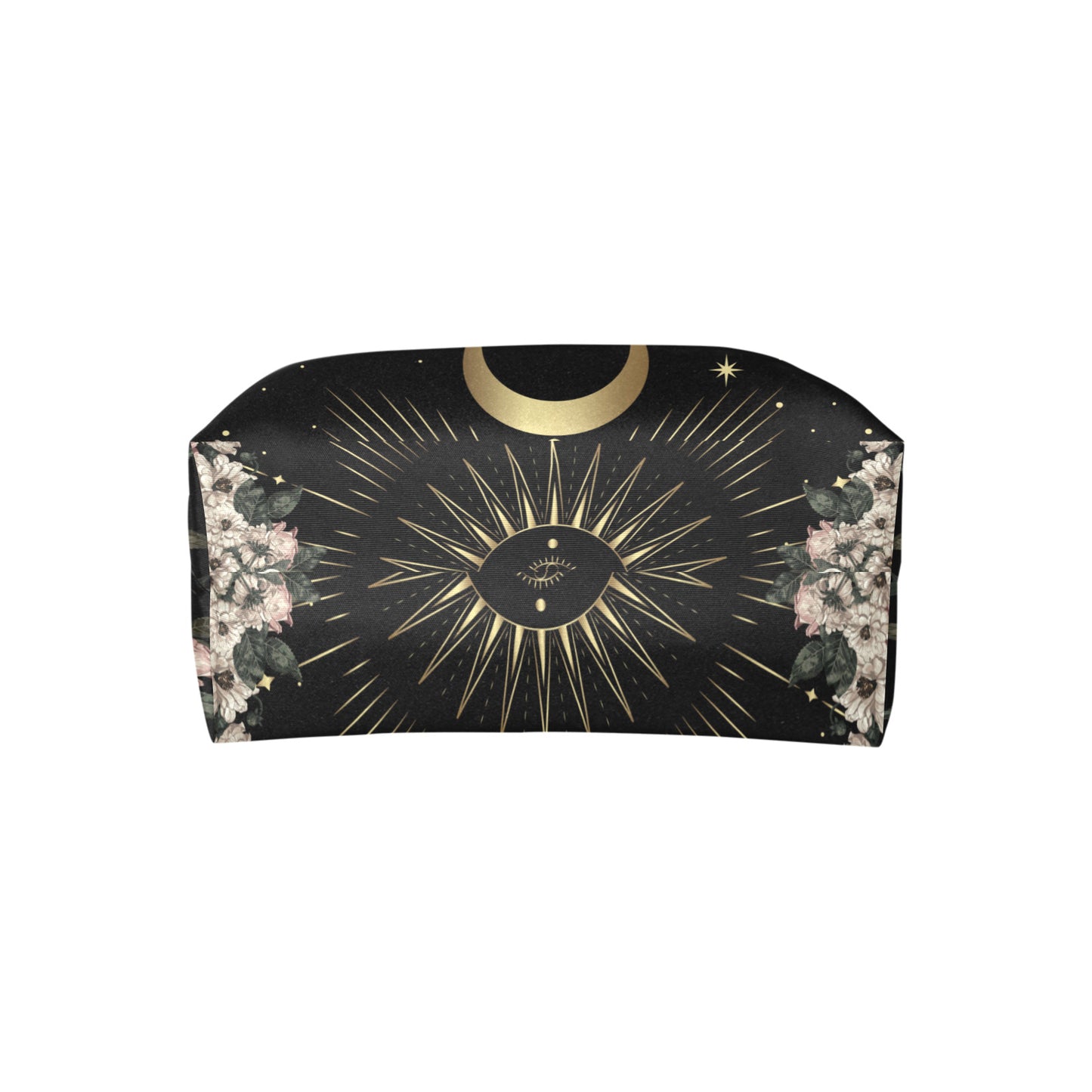 Pale rose moon phase Witch zip tote Women's Classic Handbag