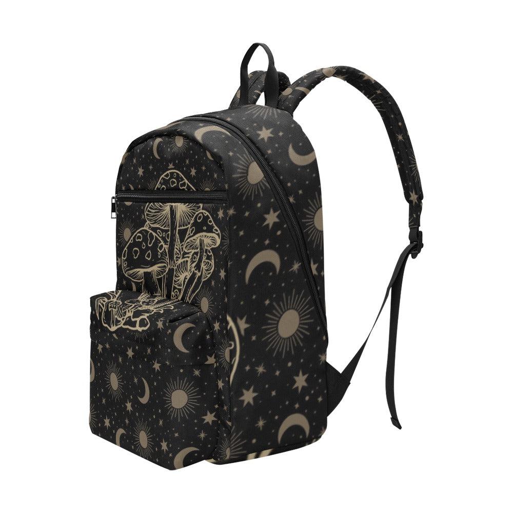 Mystical Celestial witchy mushroom backpack Travel Backpack(Large Capacity)