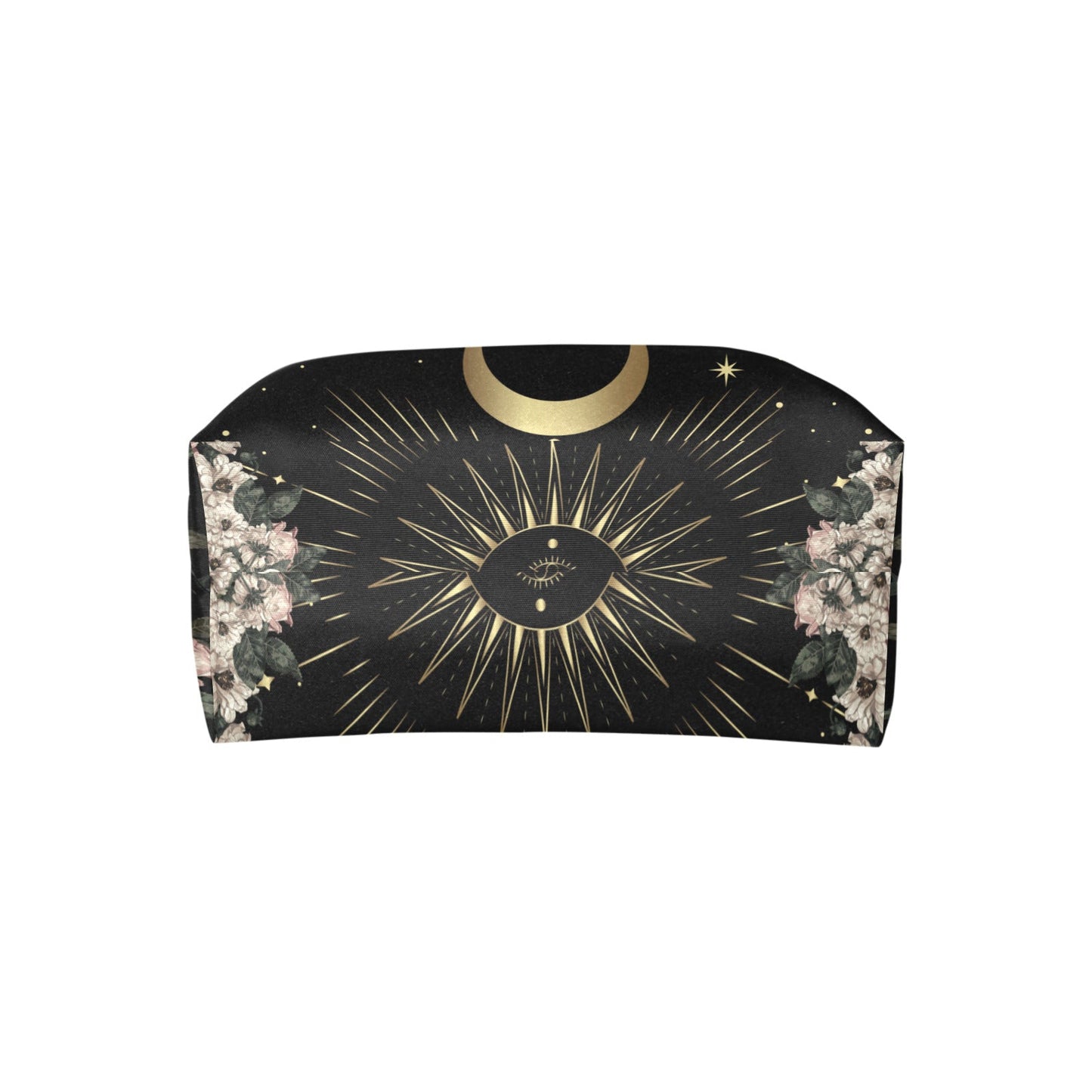 Pale rose moon phase Witch zip tote Women's Classic Handbag - sense forest