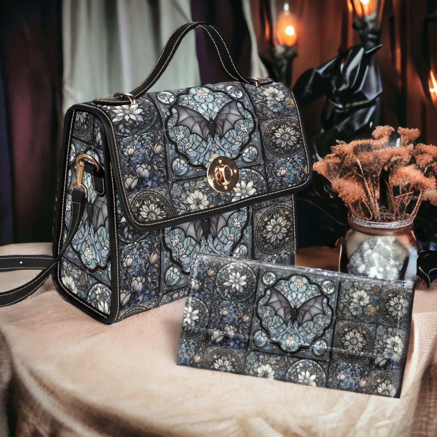 Dark Cottagecore Handbag and wallet set | Sense Forest