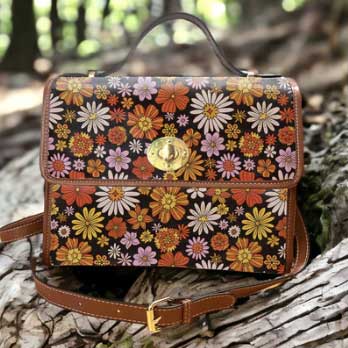 Canvas Satchel bags - sense forest