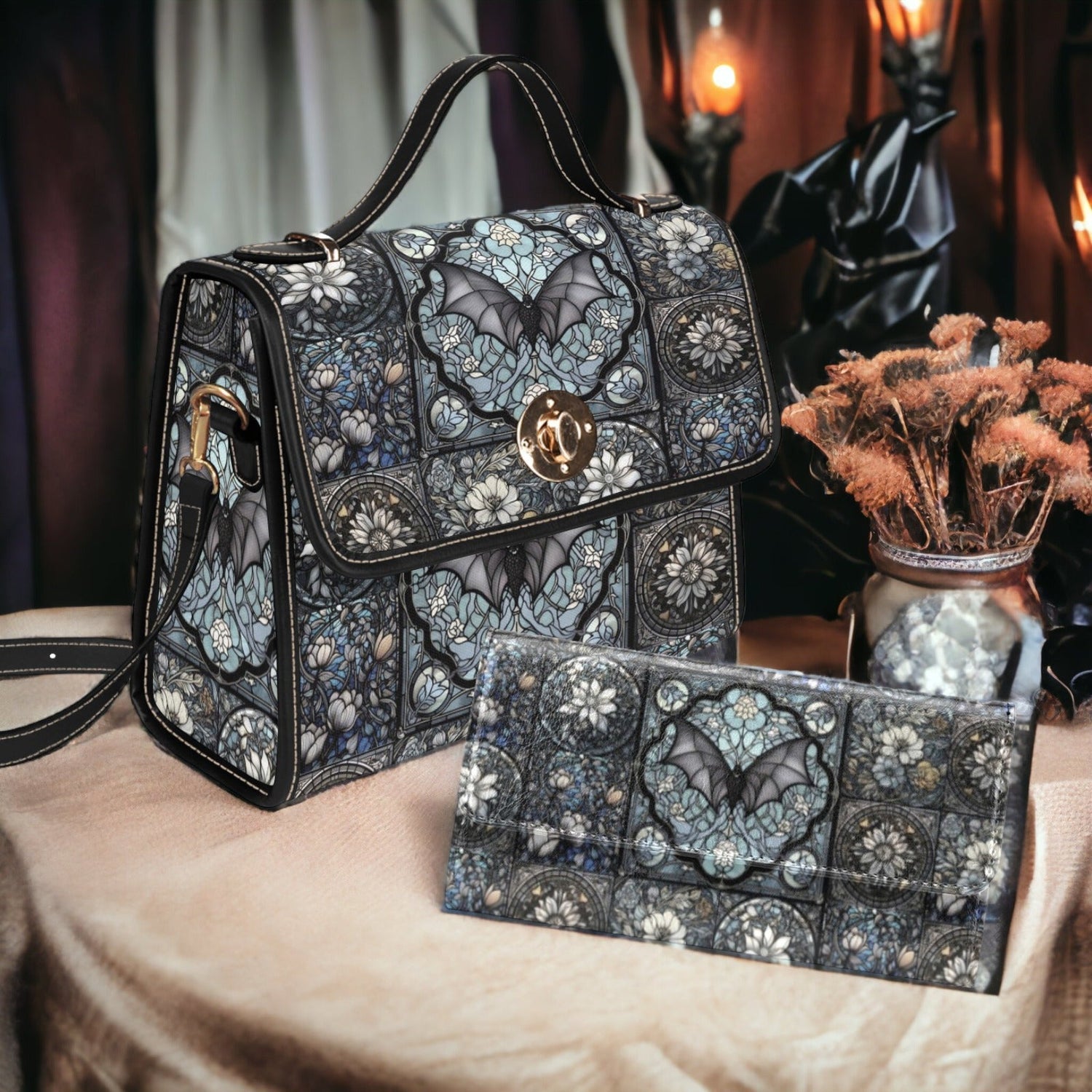 Dark Cottagecore Handbag and wallet set | Sense Forest - sense forest
