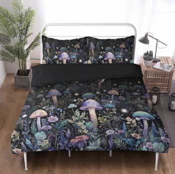 Duvet Cover Pillowcase Bedding Set - sense forest