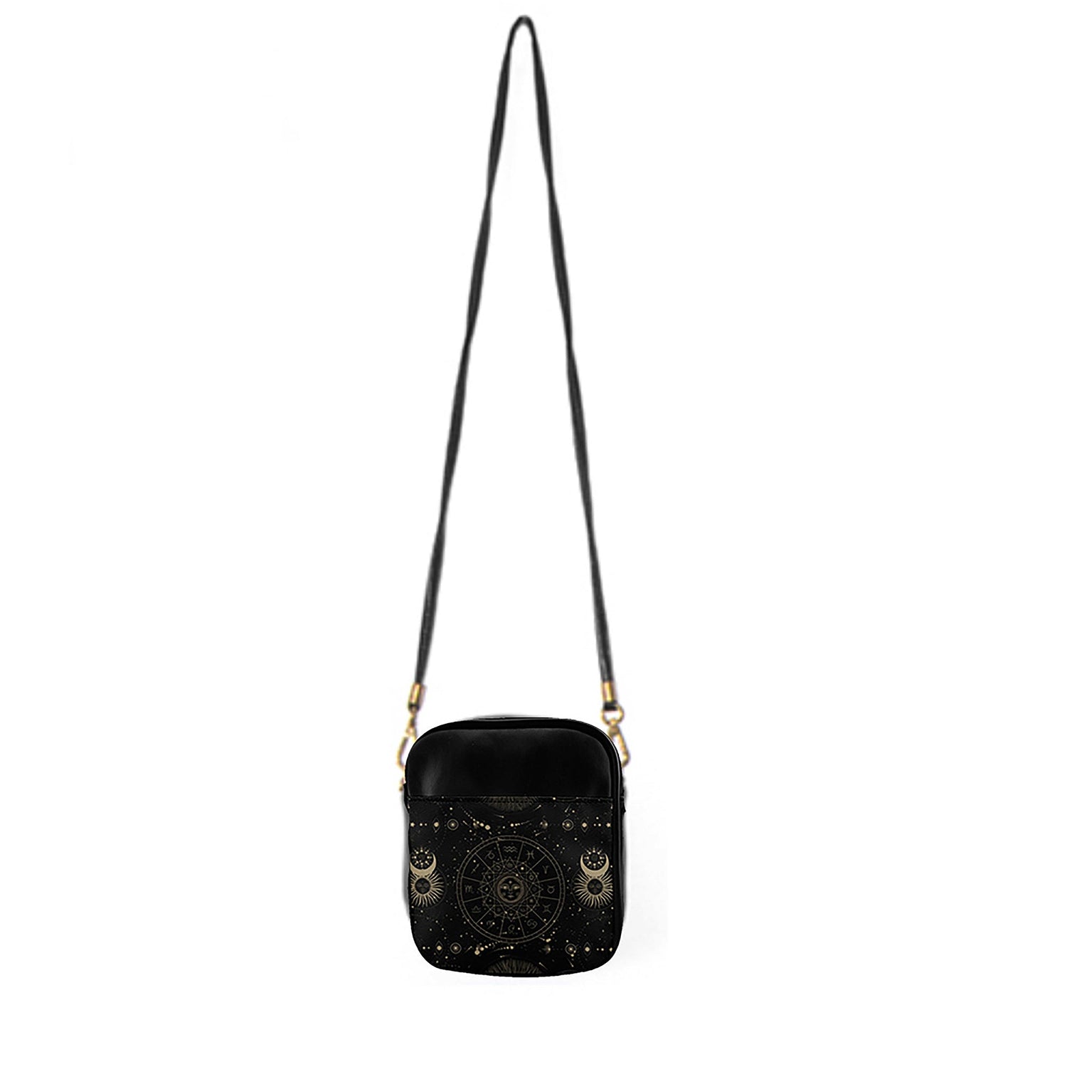 Mini sling purse - sense forest