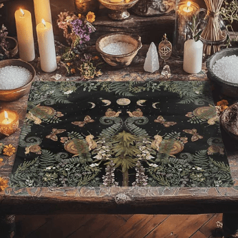 Tarot Altar Cloth - sense forest
