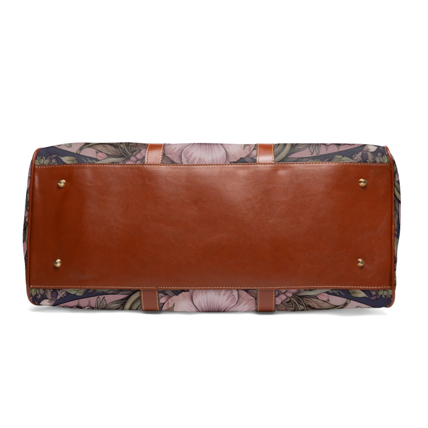 Purple poppies wildflower Cottagecore Travel Duffle Bag | Sense Forest