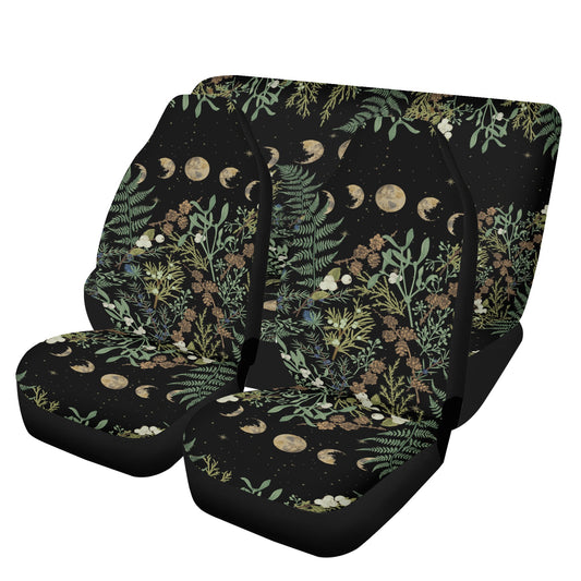 Pine Fern Forest Witchy Car Seat Cover Set | Sense Forest