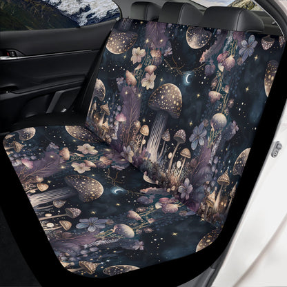 Dark mushroom Forest Watercolor Front Back car seat covers | Sense Forest