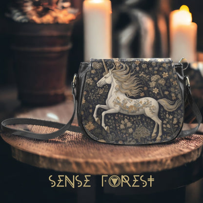 Wildflowers Unicorn Classic Saddle Bag | Sense Forest