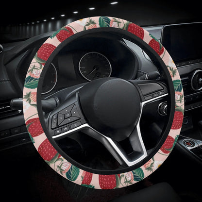 Pink strawberry Car Seat Cover Set