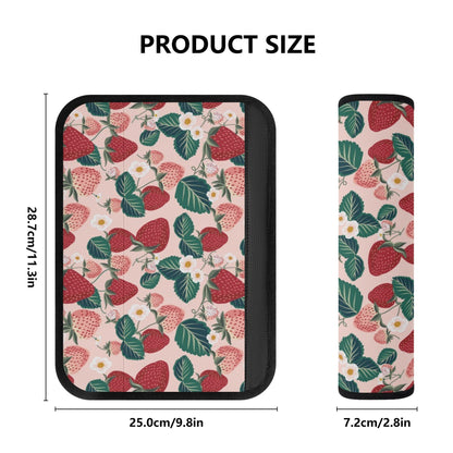 Pink strawberry Car Seat Cover Set