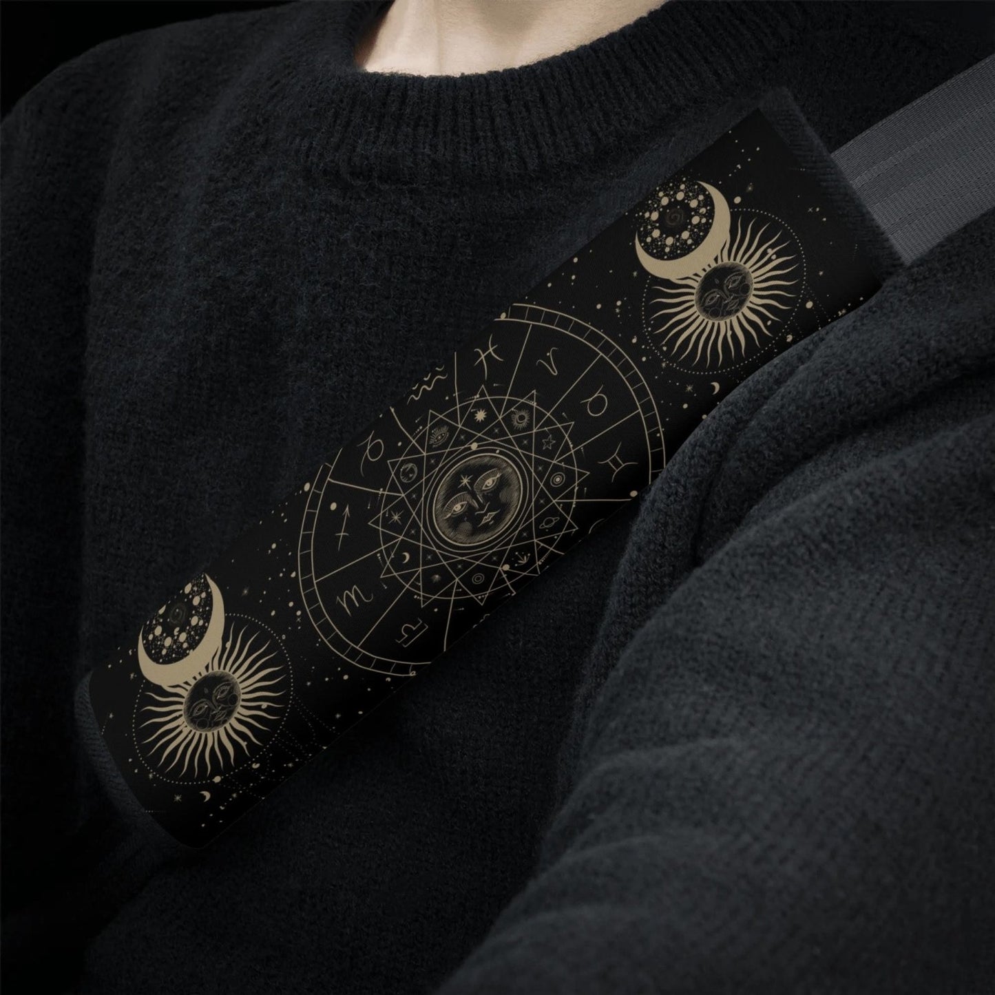 Astrology Witchy vibe Zodiac Car seat cover Set - sense forest