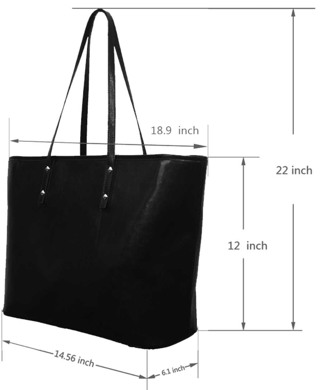 Boho Moon phase moth Forest Vegan Leather Zip top Tote Bag - sense forest