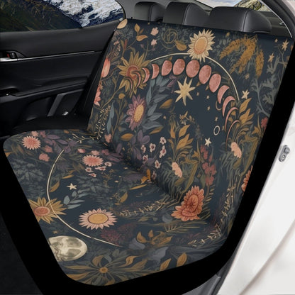 Botanical Witchy Moon Phase Celestial Car Seat Cover - sense forest