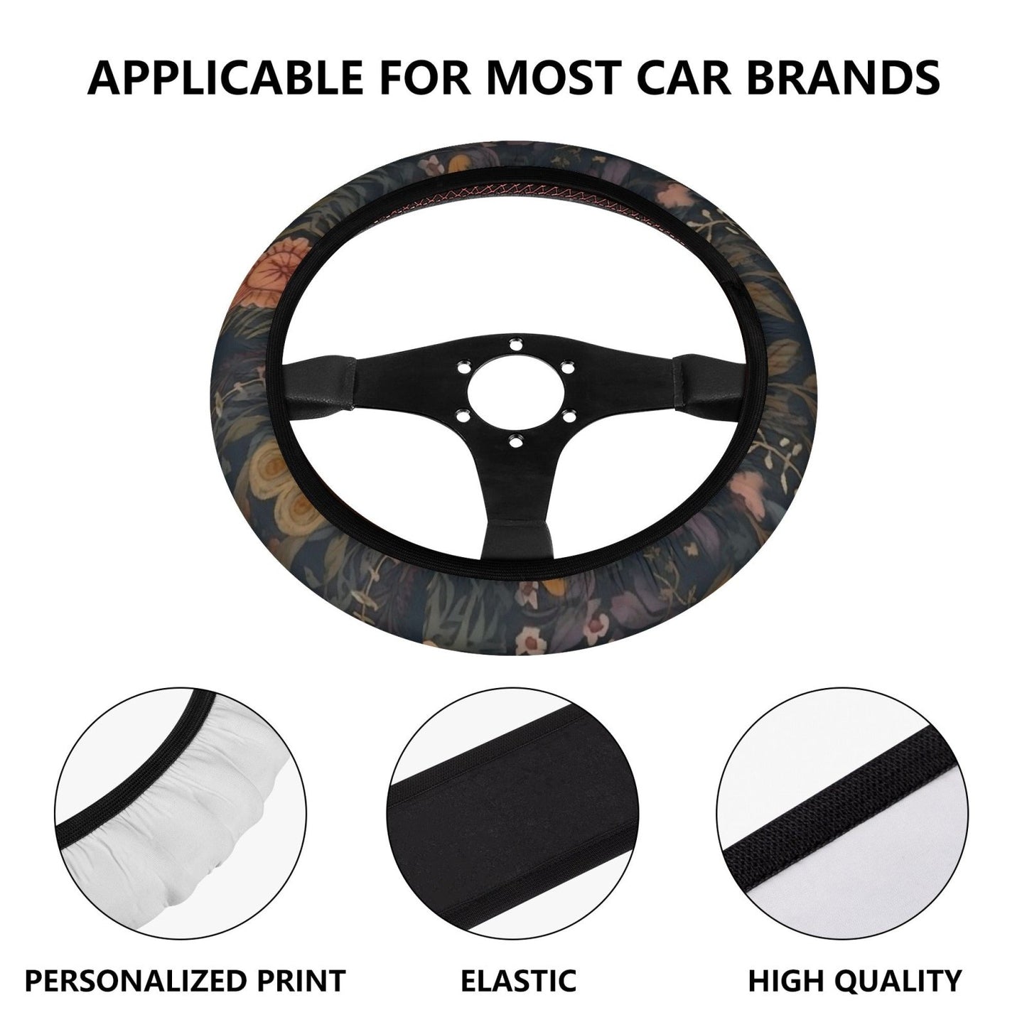 Botanical Witchy Moon Phase Celestial Car Seat Cover - sense forest