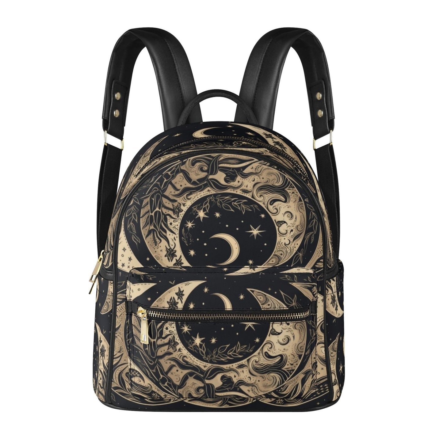 Celestial moon witchy mini PU Backpack | Sense Forest - sense forest
