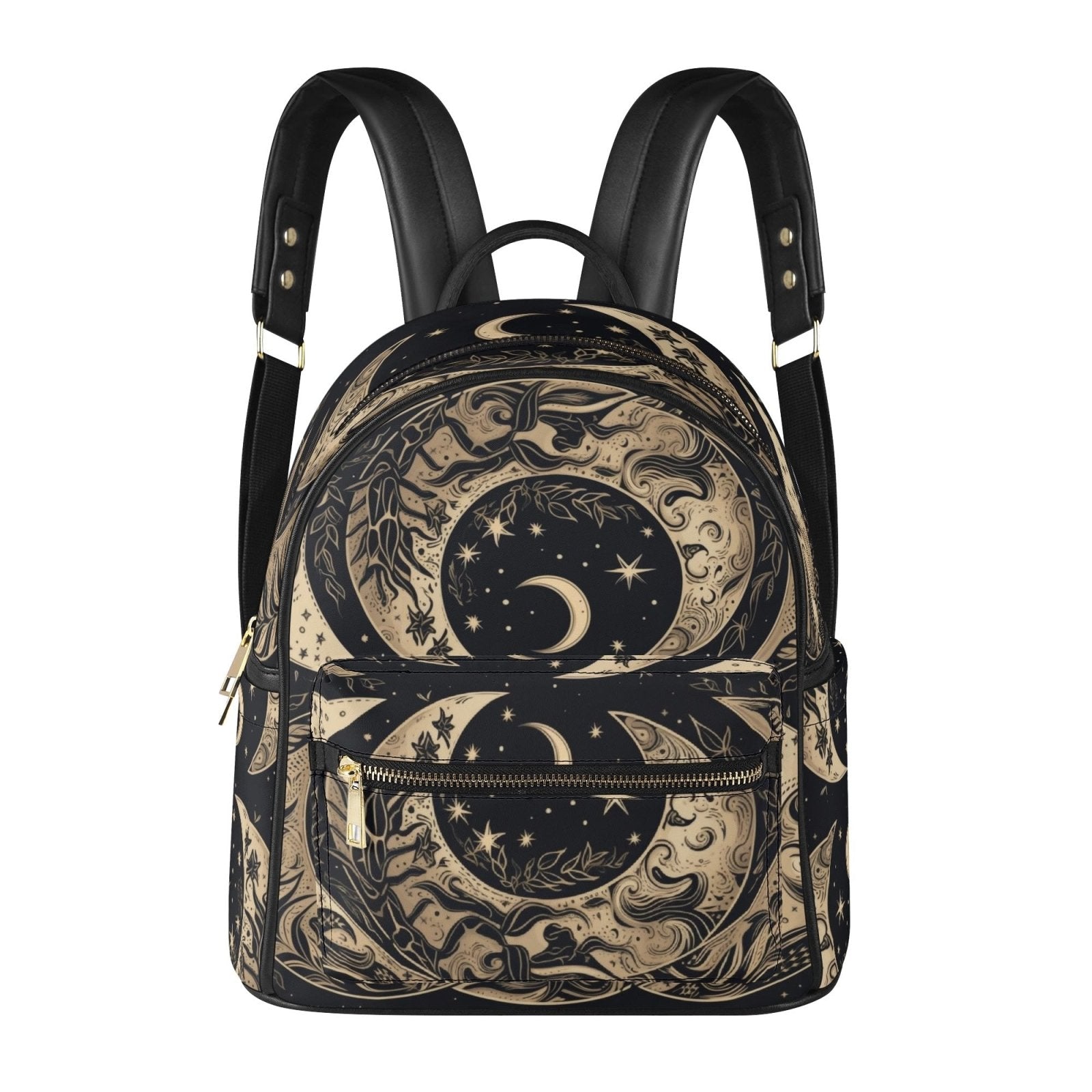 Celestial moon witchy mini PU Backpack | Sense Forest - sense forest