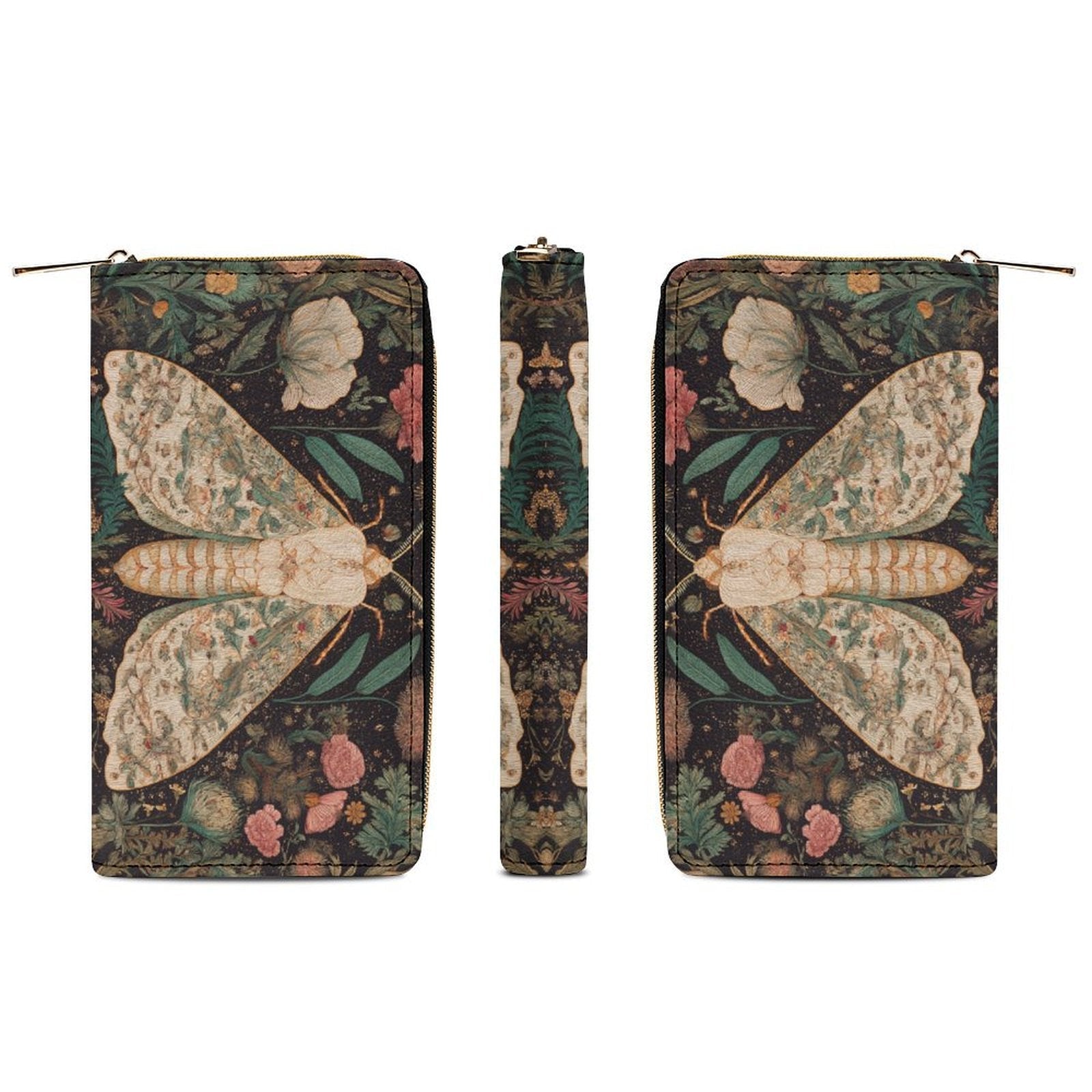 Cottagecore Witch Moth purse Canvas Satchel witchy Bag - sense forest