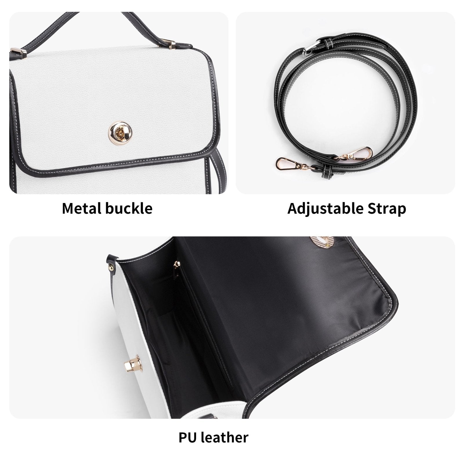 Dark Academia Forest Animal bones Vegan Leather Satchel Bag | Sense Foreset - sense forest