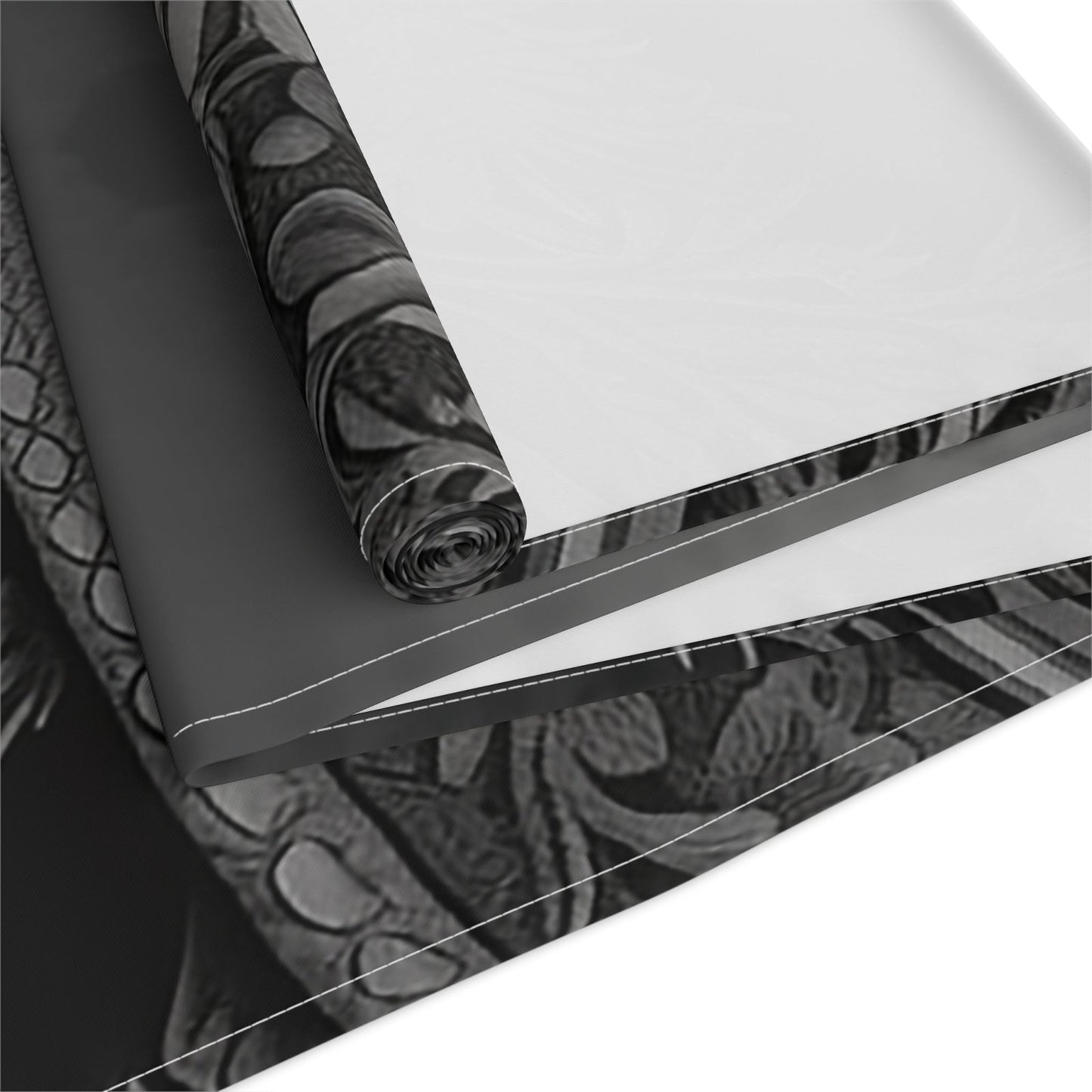 Dark Academia Gothic Botanical floral Witchy dinner table runner - sense forest