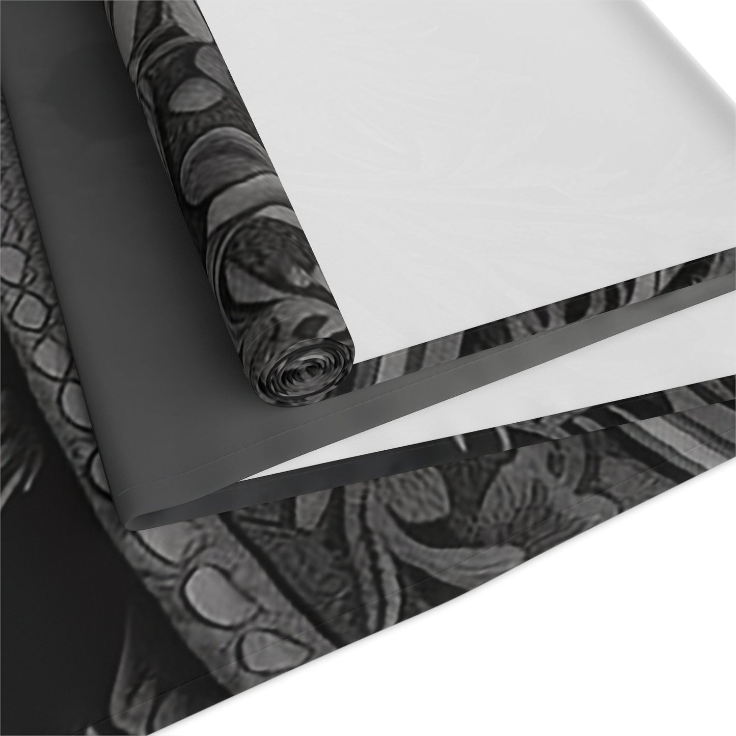 Dark Academia Gothic Botanical floral Witchy dinner table runner - sense forest