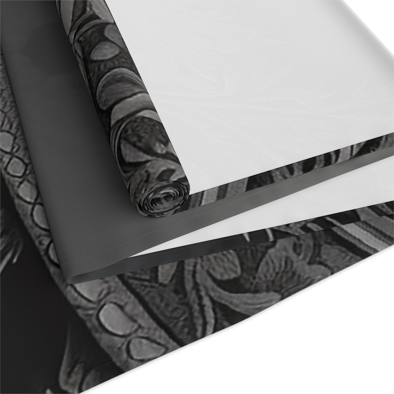 Dark Academia Gothic Botanical floral Witchy dinner table runner - sense forest