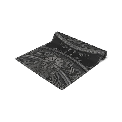 Dark Academia Gothic Botanical floral Witchy dinner table runner - sense forest