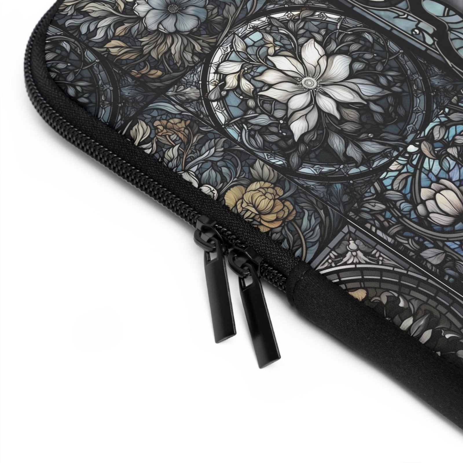 Dark Academia Gothic Stained Glass Bat Medieval laptop sleeve | Sense Forest - sense forest