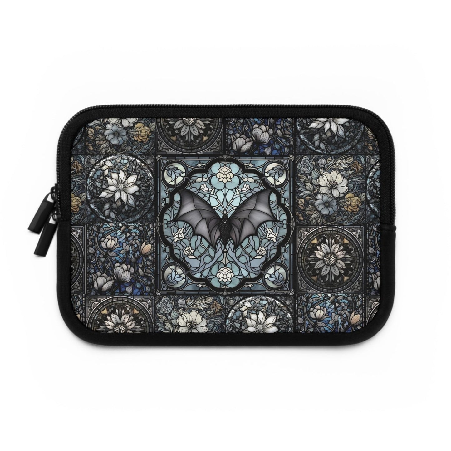 Dark Academia Gothic Stained Glass Bat Medieval laptop sleeve | Sense Forest - sense forest
