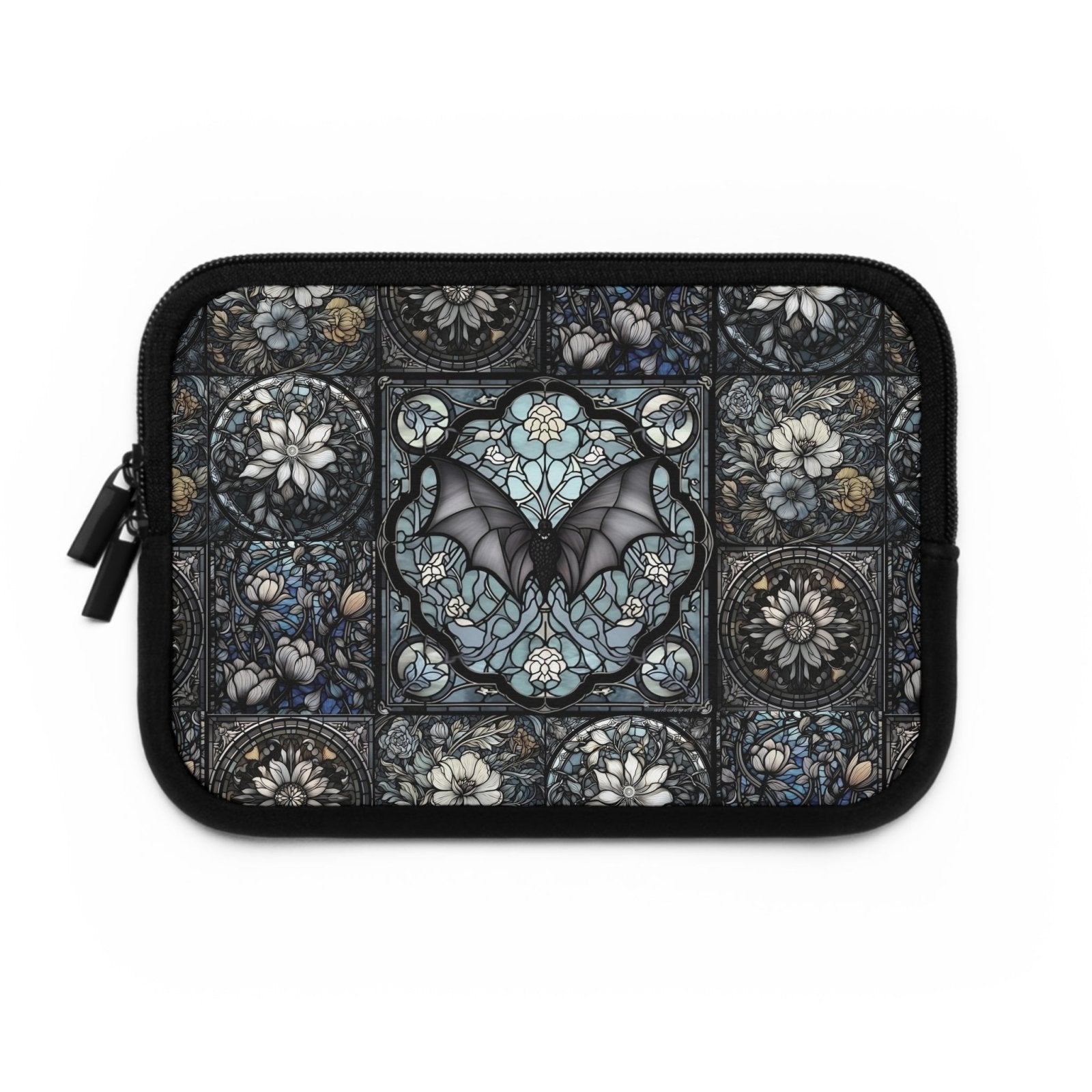 Dark Academia Gothic Stained Glass Bat Medieval laptop sleeve | Sense Forest - sense forest