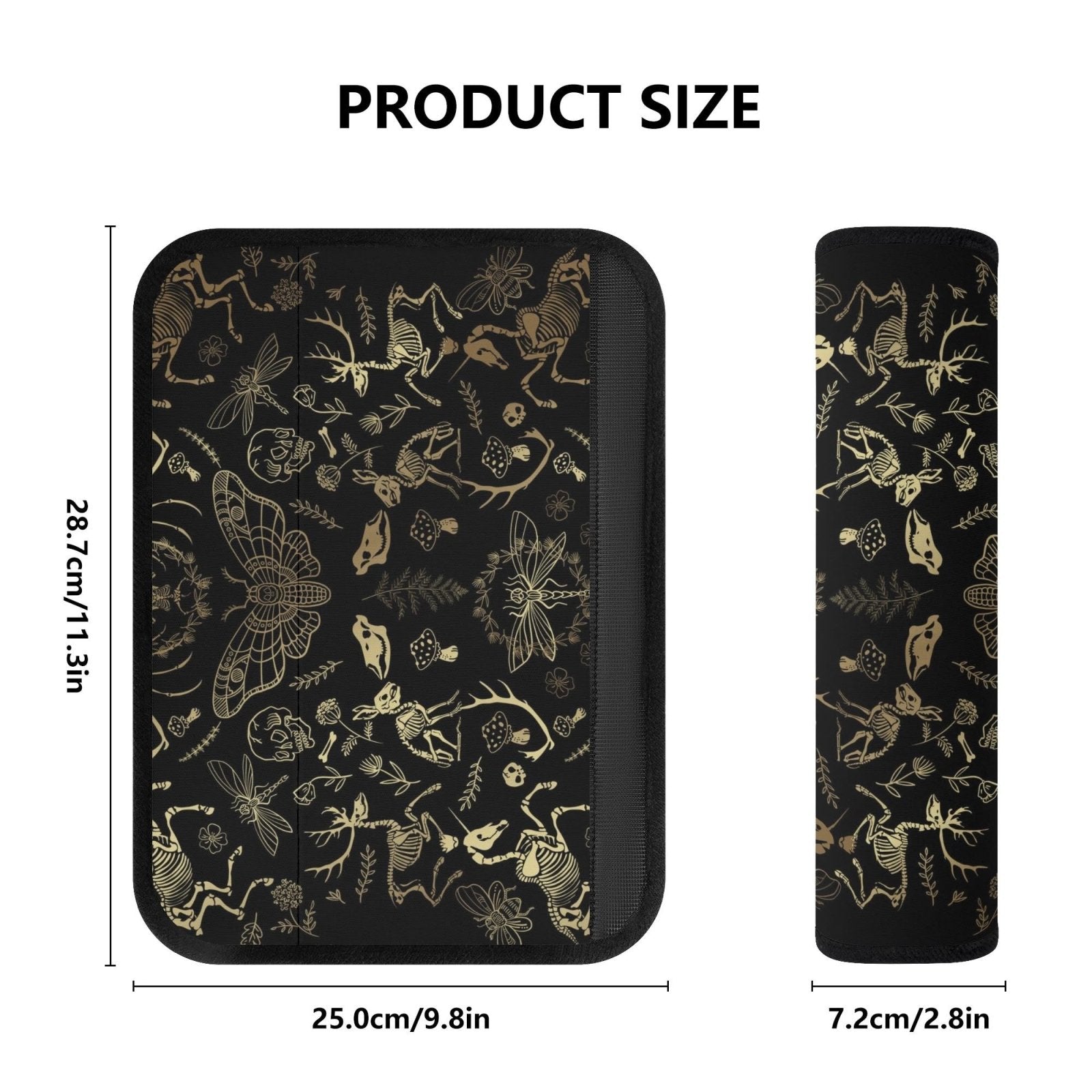 Dark Academia Witchy Forest Animal Bone Car Seat Cover Set - sense forest