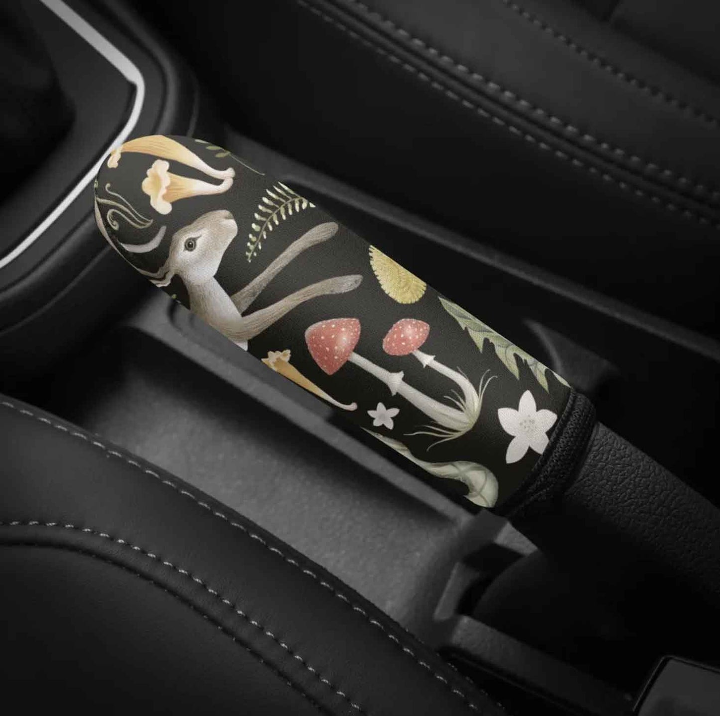 Dark Cottagecore Forest Animals Car Seat Cover Set - sense forest