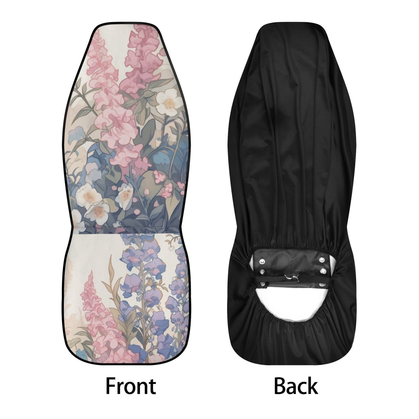 Dreamy Cute Foxglove Car Seat Covers Full Set - sense forest