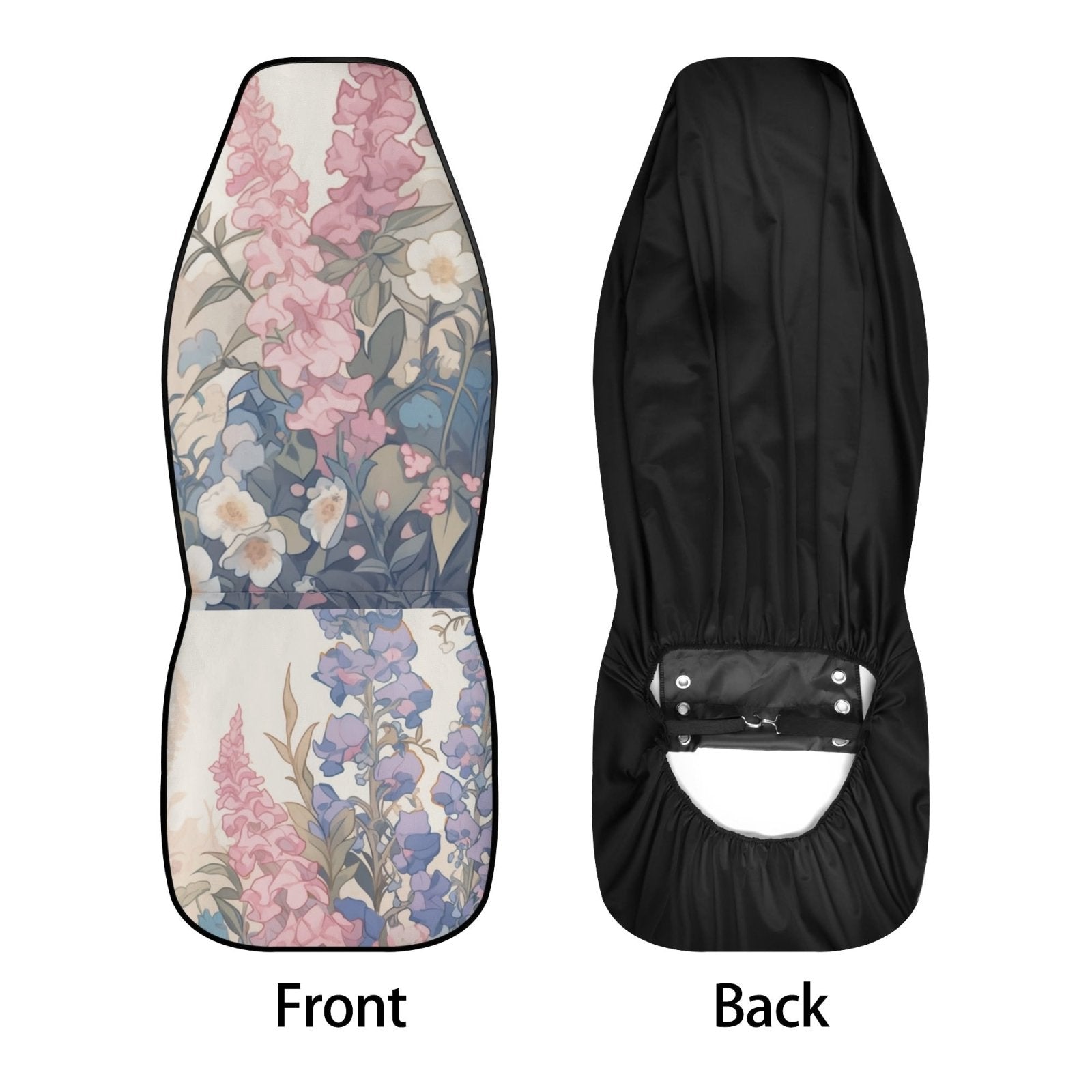 Dreamy Cute Foxglove Car Seat Covers Full Set - sense forest