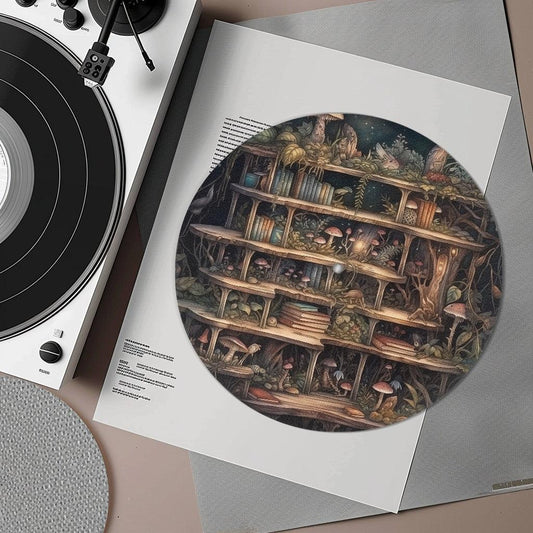 Enchanted Forest Treehouse Turntable Slipmat |Sense Forest - sense forest
