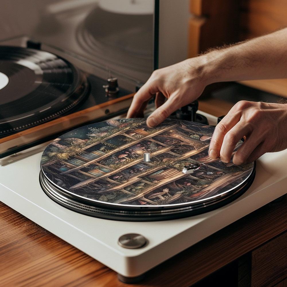 Enchanted Forest Treehouse Turntable Slipmat |Sense Forest - sense forest